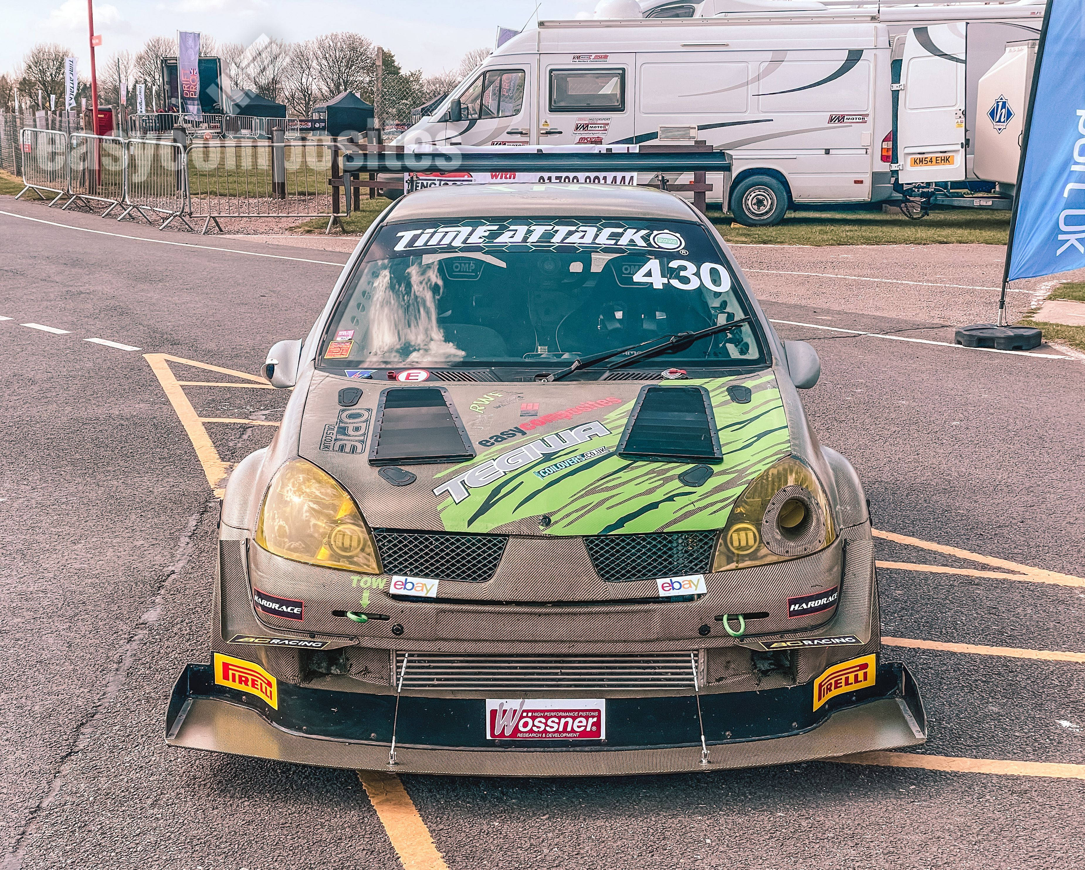 Carbon Kevlar bodied Time Attack Race Car - Easy Composites