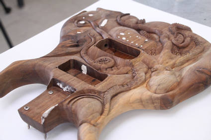 Wooden Master Octopus Guitar