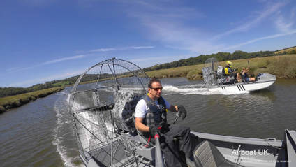 Airboat UK in action