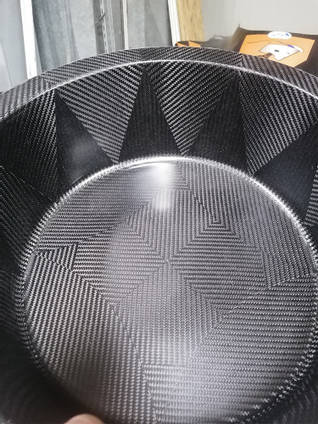 Carbon Fibre Sink Close Up by L'Huillier Motorsport Parts