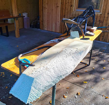 Carving the Foam - Lukas Kiemer Bike Seat