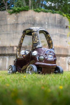 Little Tikes Cozy Coupe Rear View by Carbon Wurks