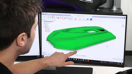 Ultima RS Engine Cover CAD Design - V8CREATIVE