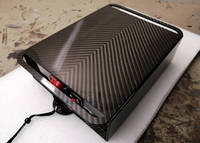 Carbon Fibre Battery Box V-Weave Detail  by Bruce Creations Thumbnail