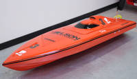 Orange RC Boat by Elson Boats Thumbnail