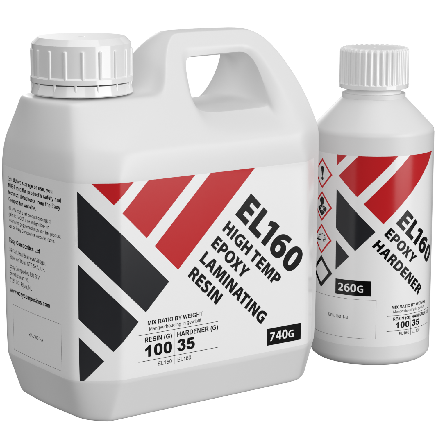 EL160 High Temperature Epoxy Laminating Resin Easy Composites