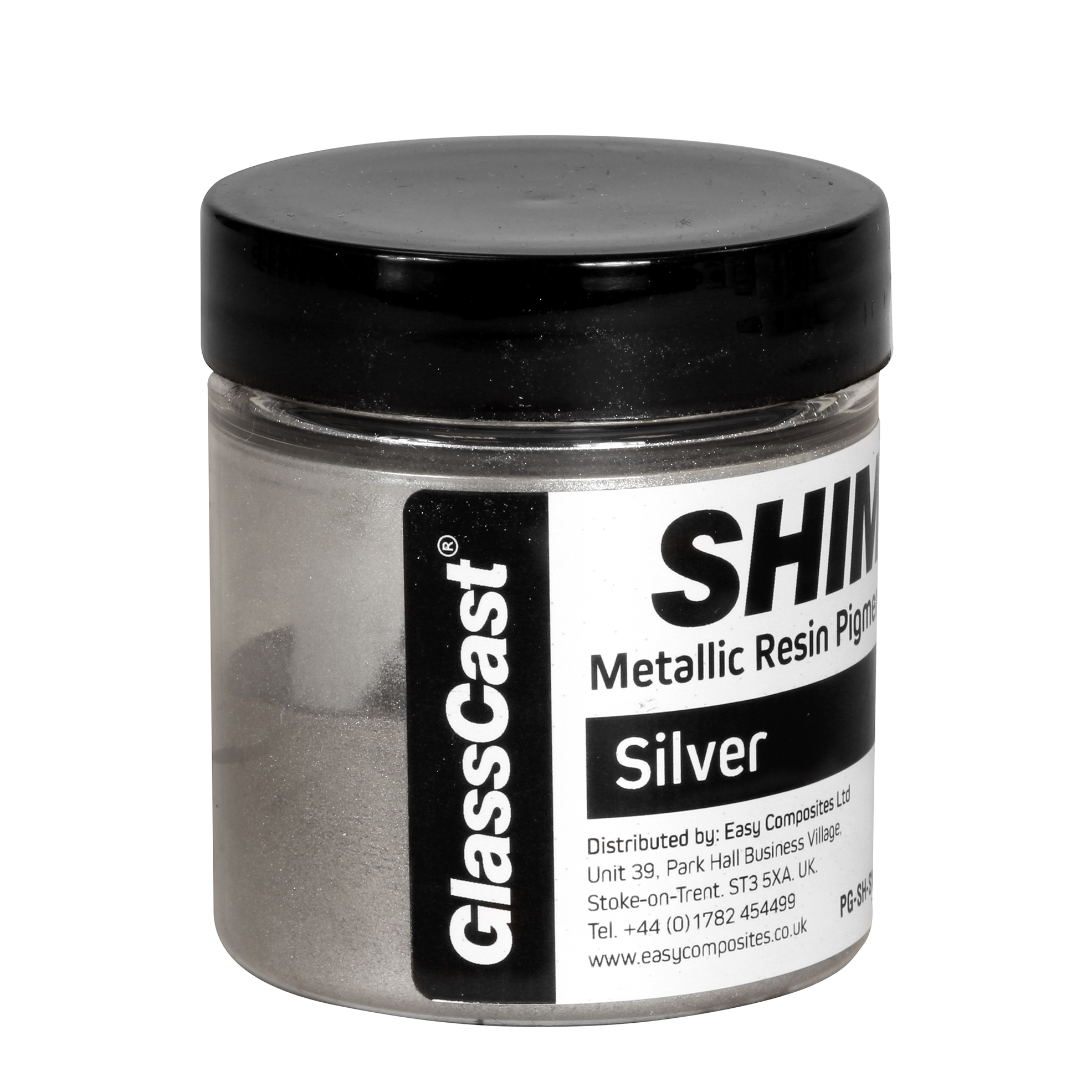 100g metallicepoxy resin  pigments silver grey 