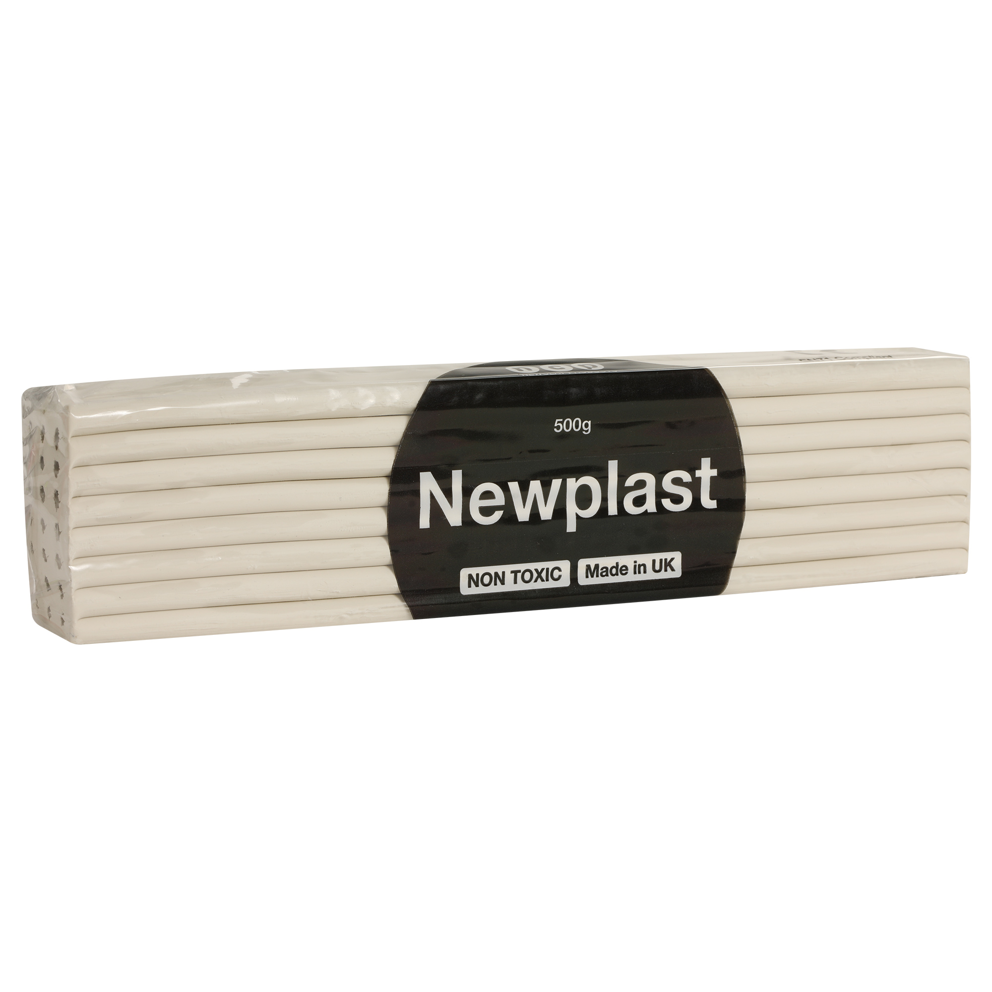 Black Newplast Plasticine Modelling Clay Animators Choice Moulding Material Non Toxic Non Hardening Bar 1 Block - 500g