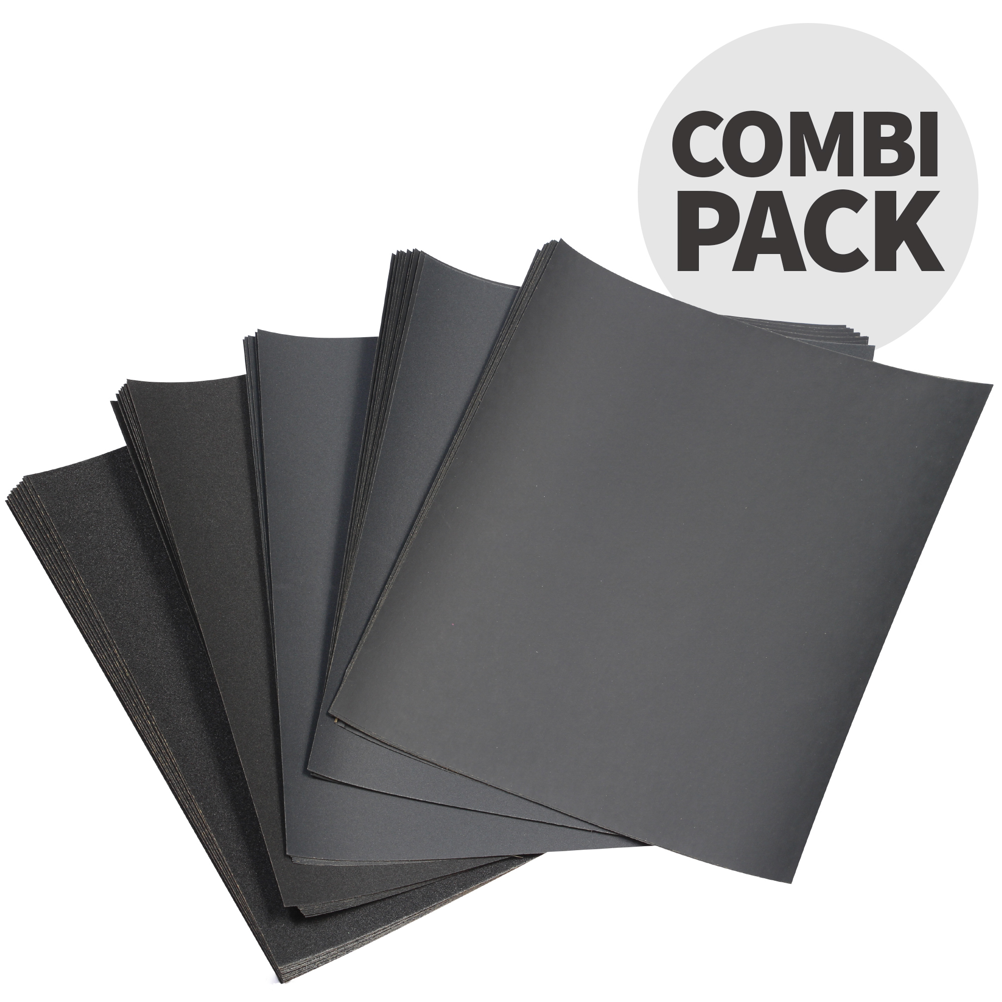 Mirka Wet & Dry Abrasive Paper Combination Pack; P120 to P1200 Easy