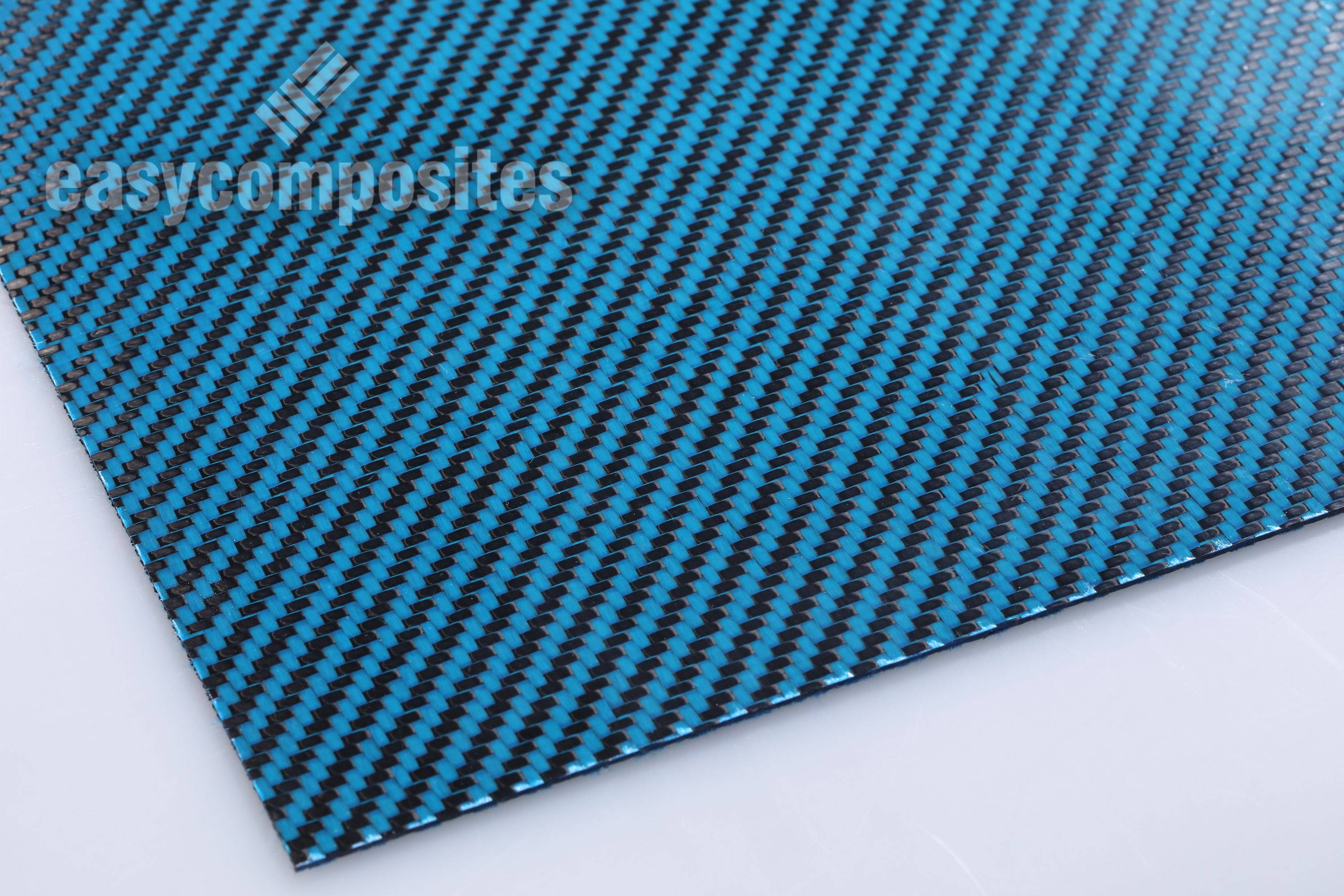 210g Blue 2x2 Twill 3k Carbon Fibre Cloth 1m - Easy Composites
