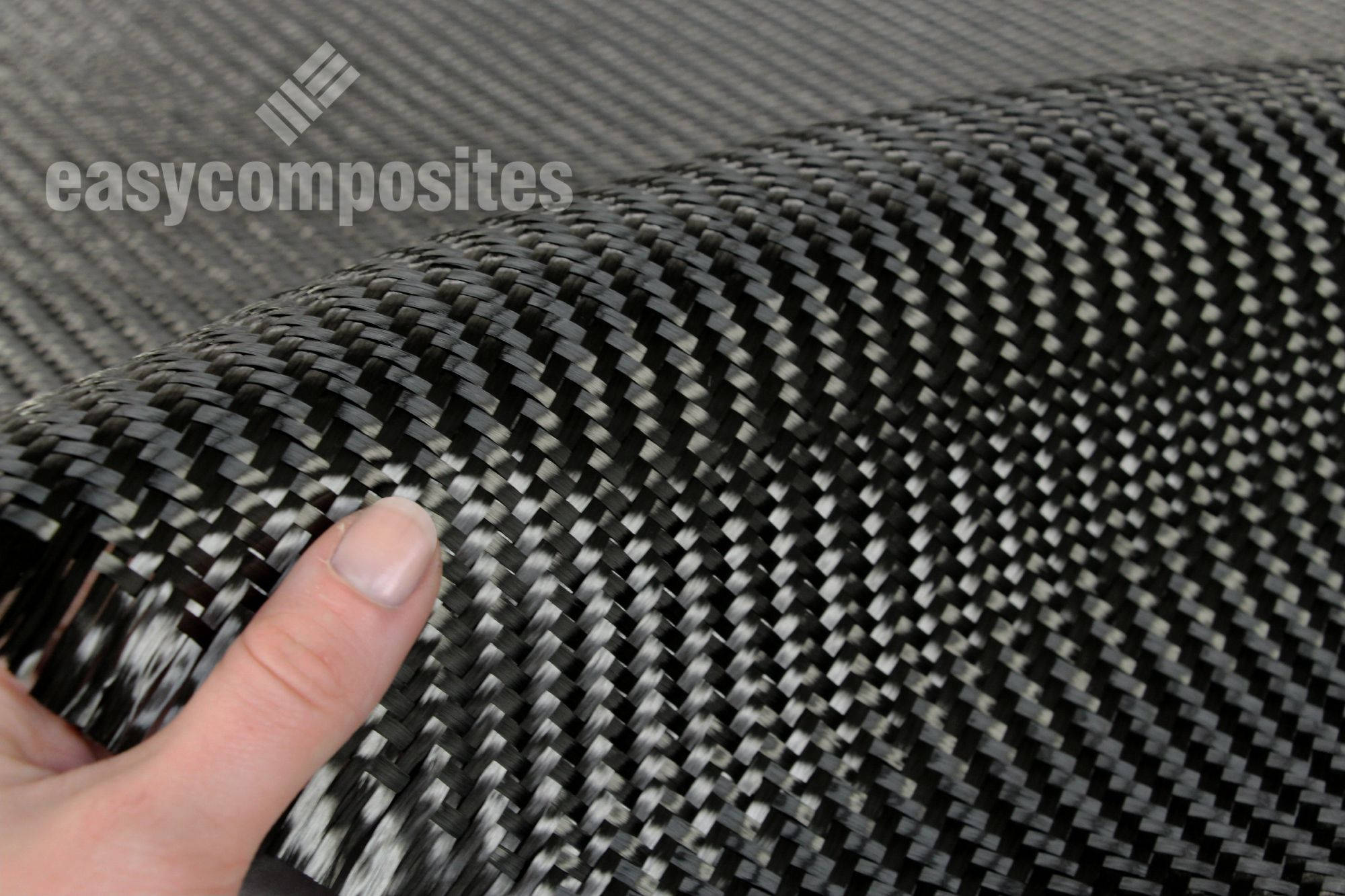 650g 2x2 Twill 12k Carbon Fibre Cloth 1m - Easy Composites