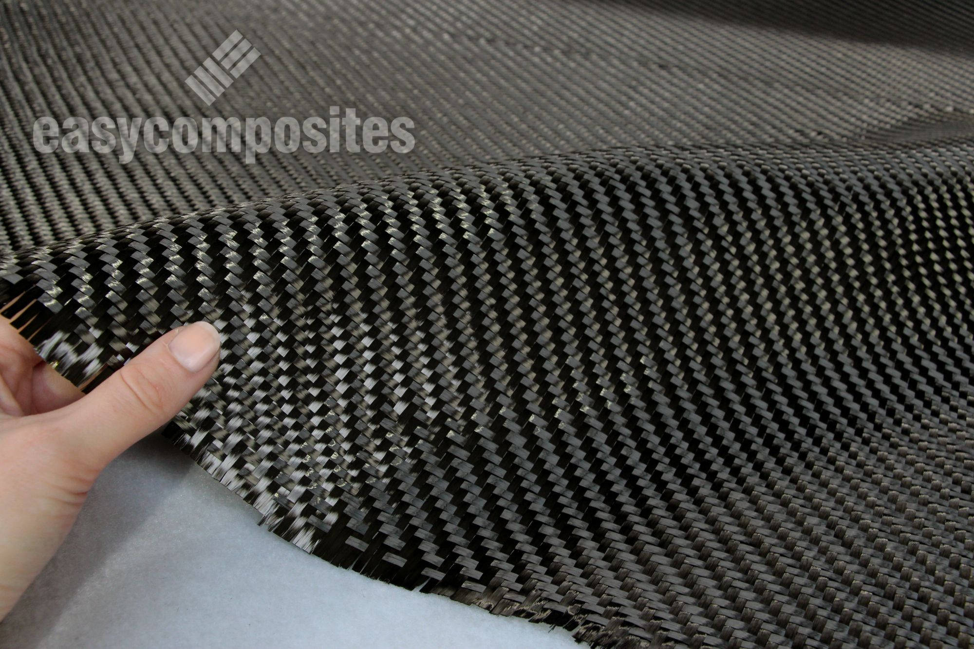 1000mm x 250mm Carbon fibre cloth Twill Weave Carbon Fibre Cloth 200 gsm 