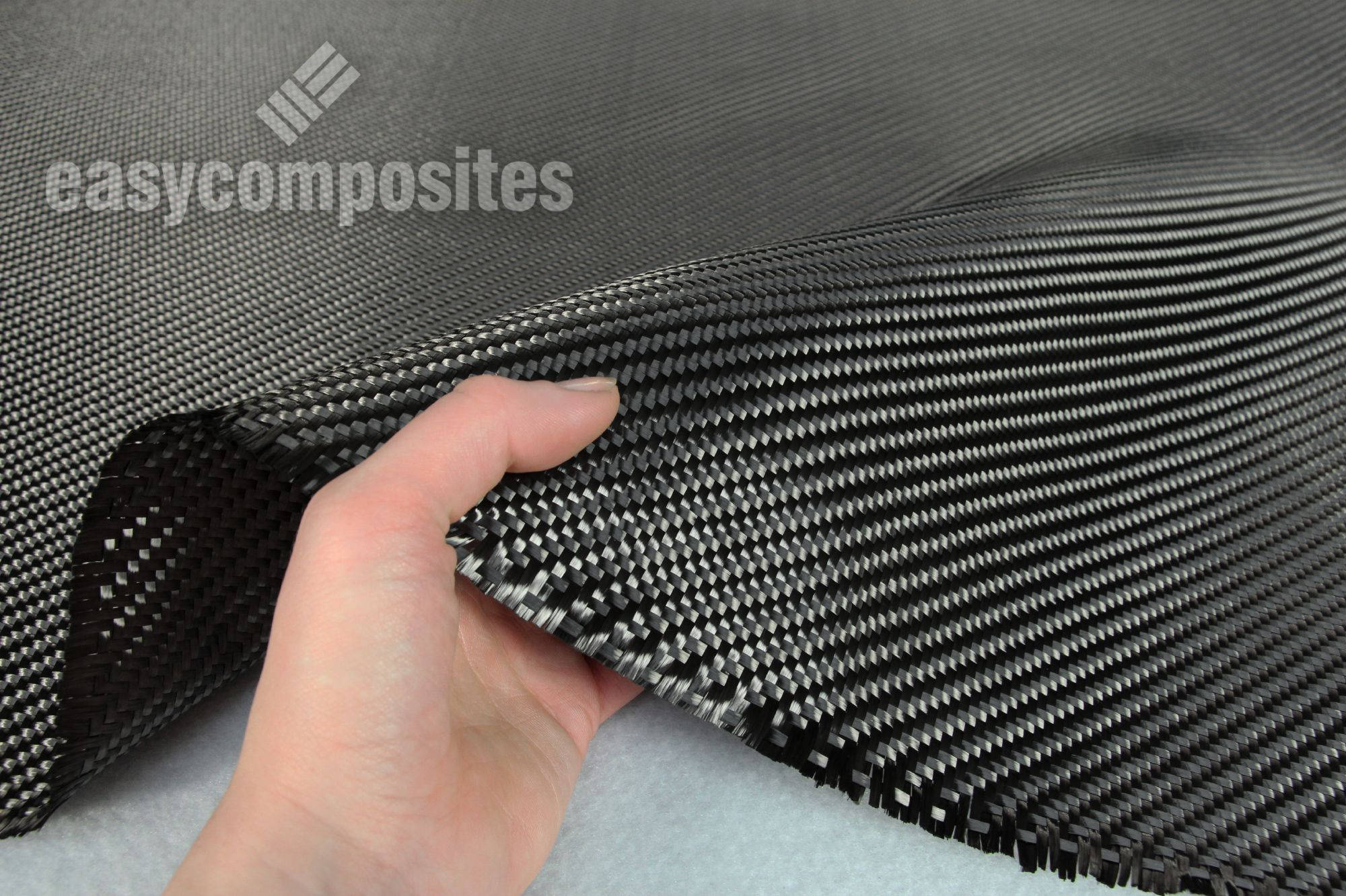 650g 2x2 Twill 12k Carbon Fibre Cloth 1m - Easy Composites