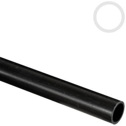 12mm (10mm) Pultruded Carbon Fibre Tube 
