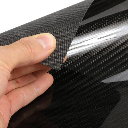 Textured Reverse Side on Non-Adhesive Backed Version of our Carbon Fibre Veneer