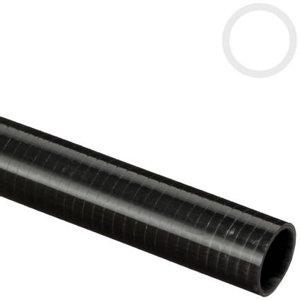 16.7mm (14mm) Roll Wrapped Carbon Fibre Tube