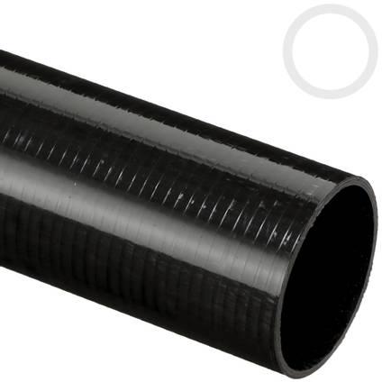 34.8mm (32mm) Roll Wrapped Carbon Fibre Tube