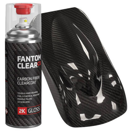 Fantom Clear CX Carbon Fibre Clearcoat - Gloss with Example