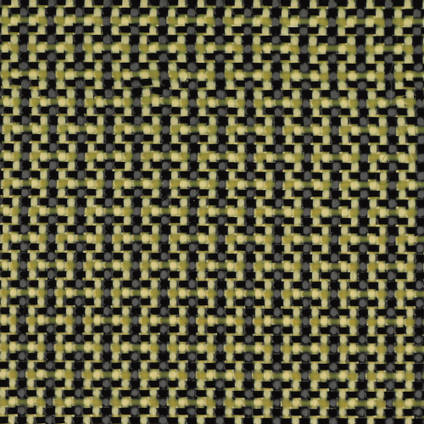 188g Plain Weave 3k Carbon Kevlar Cured Laminate Sample