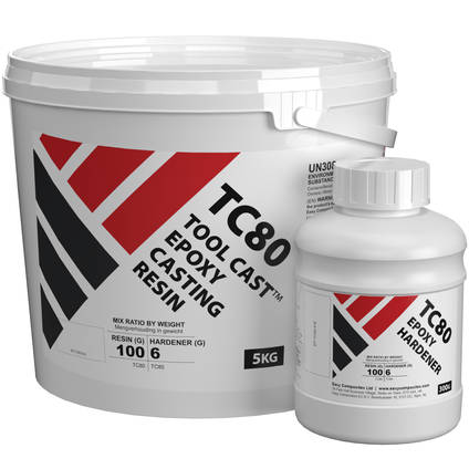 TC80 Tool Cast Epoxy Casting Resin 5.3kg Kit