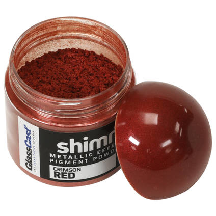 Crimson Red SHIMR Metallic Pigment Powder