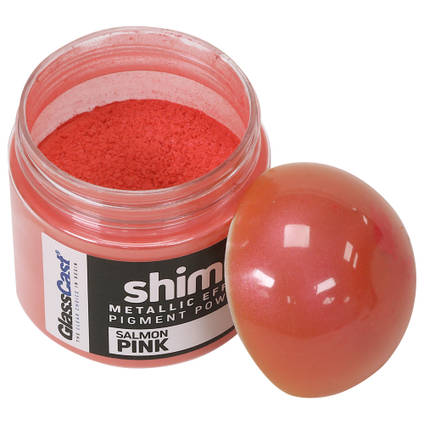 Salmon Pink SHIMR Metallic Pigment Powder