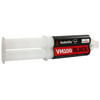 VM100 Black 10min Methyl Methacrylate Adhesive 25ml Syringe