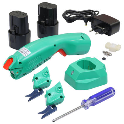 WBT2-C Electric Scissors Composites Set Kit Contents