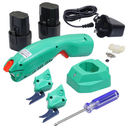 WBT2-C Electric Scissors Composites Set Kit Contents