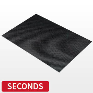 DEFECT / SECONDS 0.25mm Flexible Carbon Fibre Veneer Sheet Thumbnail