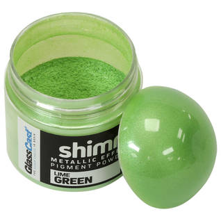 Lime Green SHIMR Metallic Pigment Powder Thumbnail