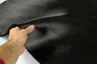 210g 2x2 Twill 3k Carbon Fibre Cloth In Hand Thumbnail