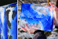 Amazing GlassCast® Resin Art created using GlassCast® 10 Clear Epoxy Casting Resin and Pigments. The resin was poured in multiple layer to create this stunning piece – the possibilities are endless with this fantastic GlassCast® art technique. Thumbnail