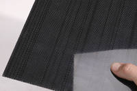 120g Plain Weave Black Innegra S Cloth (1000mm) Cured Laminate Sample Thumbnail