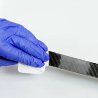 Bond Preparation Cleaning Carbon Fibre with Alcohol Wipe Thumbnail