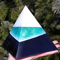 Resin Pyramid using Emerald Green SHIMR Thumbnail