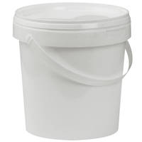 1L Plastic Mixing Bucket with Lid Thumbnail