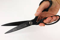 Professional 10 Inch Kevlar Shears in Hands Thumbnail