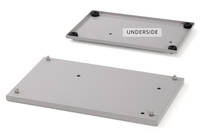 Baseplate for EC20-1 Vacuum Pump - Plate Shown from Top and Bottom Thumbnail