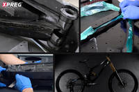 Carbon Fibre Bike Frame Reinforced with XPREG XC110 Prepreg Carbon Fibre Thumbnail